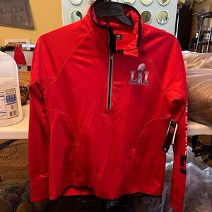nfl superbowl Li red zipper jacket
